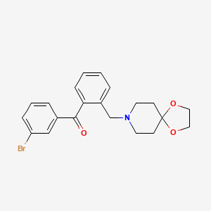 (2-(1,4-Dioxa-8-azaspiro[4.5]decan-8-ylmethyl)phenyl)(3-bromophenyl)methanone