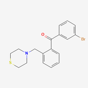 3'-Bromo-2-thiomorpholinomethyl benzophenone