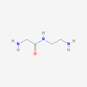 molecular formula C4H11N3O B12929529 2-Amino-N-(2-aminoethyl)acetamide CAS No. 84354-31-4