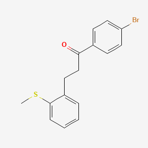 4'-Bromo-3-(2-thiomethylphenyl)propiophenone