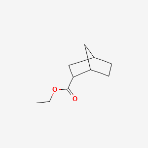 molecular formula C10H16O2 B12929669 Ethyl 2,5-endomethylenecyclohexanecarboxylate CAS No. 61242-71-5
