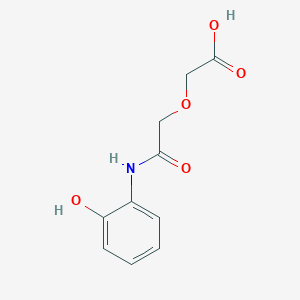 {2-[(2-Hydroxyphenyl)amino]-2-oxoethoxy}acetic acid