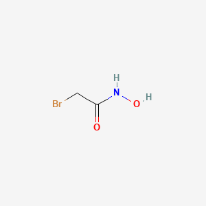 molecular formula C2H4BrNO2 B12929755 Acetamide, 2-bromo-N-hydroxy- CAS No. 96382-86-4