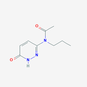 molecular formula C9H13N3O2 B12929927 N-(6-Oxo-1,6-dihydropyridazin-3-yl)-N-propylacetamide CAS No. 88259-87-4