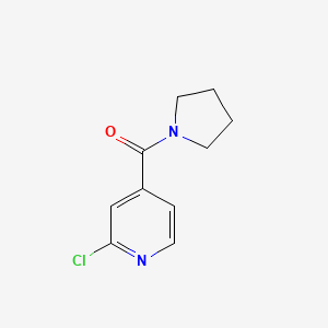 B1292997 (2-Chloropyridin-4-yl)(pyrrolidin-1-yl)methanone CAS No. 720693-06-1