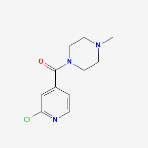 molecular formula C11H14ClN3O B1292998 1-(2-Chloroisonicotinoyl)-4-methylpiperazine CAS No. 612487-28-2