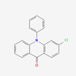 molecular formula C19H12ClNO B12930060 3-Chloro-10-phenylacridin-9-one CAS No. 5472-22-0