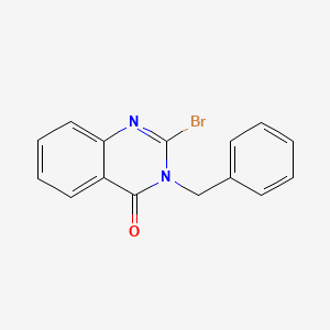 molecular formula C15H11BrN2O B12930099 3-Benzyl-2-bromoquinazolin-4(3H)-one CAS No. 923018-90-0