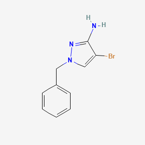 molecular formula C10H10BrN3 B1293028 1-benzyl-4-bromo-1H-pyrazol-3-amine CAS No. 1171985-74-2