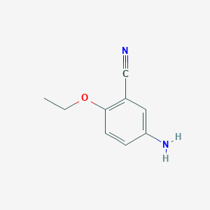 molecular formula C9H10N2O B1293030 5-Amino-2-ethoxybenzonitrile CAS No. 1020046-39-2