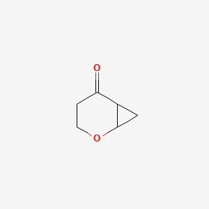 molecular formula C6H8O2 B12930408 2-Oxabicyclo[4.1.0]heptan-5-one 