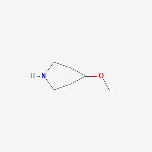 molecular formula C6H11NO B12930437 6-Methoxy-3-azabicyclo[3.1.0]hexane 