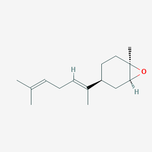 molecular formula C15H24O B12930544 Rel-(1R,4S,6S)-1-methyl-4-(6-methylhepta-2,5-dien-2-yl)-7-oxabicyclo[4.1.0]heptane 
