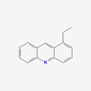 molecular formula C15H13N B12930579 Ethylacridine CAS No. 875213-88-0