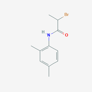 molecular formula C11H14BrNO B1293060 2-bromo-N-(2,4-dimethylphenyl)propanamide CAS No. 1081551-63-4