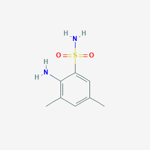 molecular formula C8H12N2O2S B1293072 2-Amino-3,5-dimethylbenzenesulfonamide CAS No. 1119451-28-3