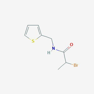 molecular formula C8H10BrNOS B1293082 2-bromo-N-(thien-2-ylmethyl)propanamide CAS No. 1119451-50-1
