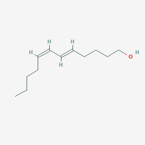 molecular formula C12H22O B12931155 5E,7Z-Dodecadien-1-ol 