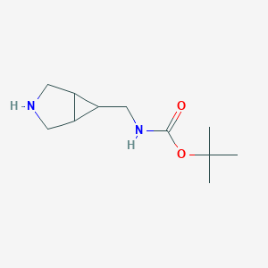 molecular formula C11H20N2O2 B12931372 tert-Butyl ((3-azabicyclo[3.1.0]hexan-6-yl)methyl)carbamate CAS No. 871727-12-7