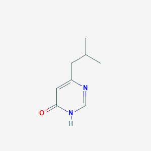 molecular formula C8H12N2O B12931561 6-Isobutylpyrimidin-4-ol 