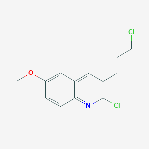 molecular formula C13H13Cl2NO B129316 2-氯-3-(3-氯丙基)-6-甲氧基喹啉 CAS No. 159383-57-0