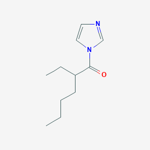 molecular formula C11H18N2O B12931872 N-2-Ethylhexanoylimidazole CAS No. 62615-83-2