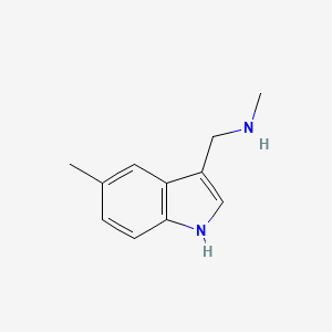N-Methyl-1-(5-methyl-1H-indol-3-YL)methanamine