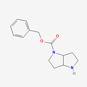 molecular formula C14H18N2O2 B12931959 Benzyl hexahydropyrrolo[3,2-b]pyrrole-1(2H)-carboxylate 