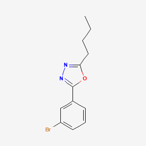 2-(3-Bromophenyl)-5-butyl-1,3,4-oxadiazole