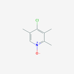 molecular formula C8H10ClNO B012932 4-Chloro-2,3,5-trimethyl-1-oxidopyridin-1-ium CAS No. 109371-20-2