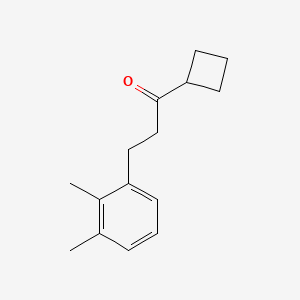 B1293201 Cyclobutyl 2-(2,3-dimethylphenyl)ethyl ketone CAS No. 898793-45-8