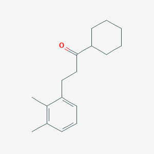 Cyclohexyl 2-(2,3-dimethylphenyl)ethyl ketone