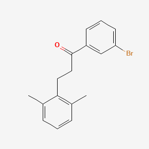 3'-Bromo-3-(2,6-dimethylphenyl)propiophenone