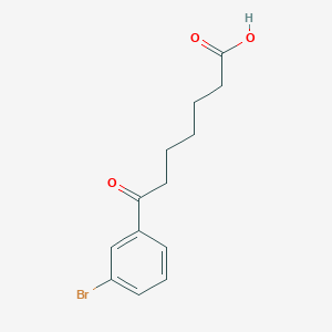 7-(3-Bromophenyl)-7-oxoheptanoic acid