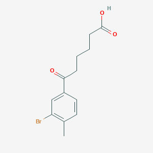 6-(3-Bromo-4-methylphenyl)-6-oxohexanoic acid