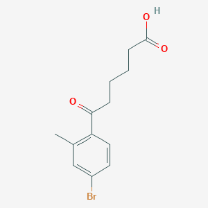 6-(4-Bromo-2-methylphenyl)-6-oxohexanoic acid