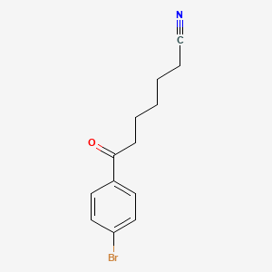 7-(4-Bromophenyl)-7-oxoheptanenitrile