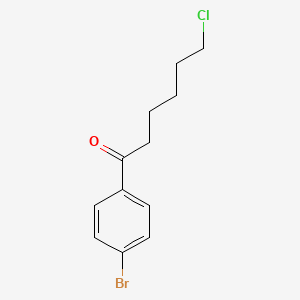 1-(4-Bromophenyl)-6-chloro-1-oxohexane