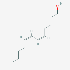 molecular formula C12H22O B12932490 (5Z,7Z)-Dodeca-5,7-dien-1-OL 