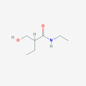 molecular formula C7H15NO2 B12932563 n-Ethyl-2-(hydroxymethyl)butanamide CAS No. 6972-42-5
