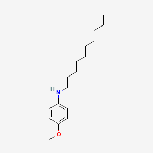 molecular formula C17H29NO B12932584 N-decyl-4-methoxyaniline CAS No. 733-40-4