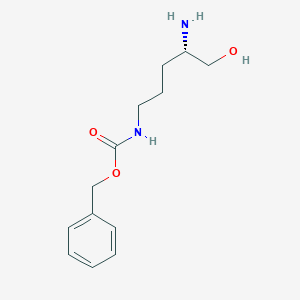 molecular formula C13H20N2O3 B12932647 Benzyl (S)-(4-amino-5-hydroxypentyl)carbamate 