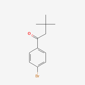 molecular formula C12H15BrO B1293266 4'-Bromo-3,3-dimethylbutyrophenone CAS No. 898764-38-0