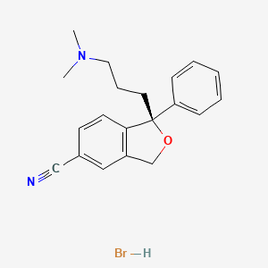 molecular formula C20H23BrN2O B12932675 rac Desfluoro Citalopram Hydrobromide 
