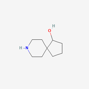 molecular formula C9H17NO B12932687 8-Azaspiro[4.5]decan-1-ol 