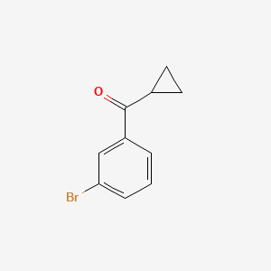 molecular formula C10H9BrO B1293269 (3-溴苯基)(环丙基)甲酮 CAS No. 693774-26-4