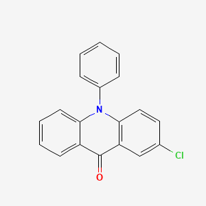 molecular formula C19H12ClNO B12932700 2-Chloro-10-phenylacridin-9(10h)-one CAS No. 6321-64-8