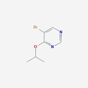 molecular formula C7H9BrN2O B12932762 5-Bromo-4-isopropoxypyrimidine 