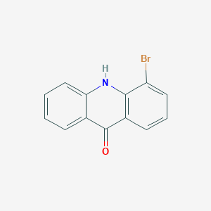 molecular formula C13H8BrNO B12932788 9(10H)-Acridinone, 4-bromo- CAS No. 91692-50-1