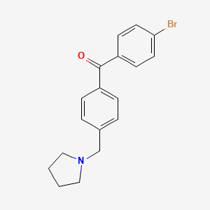 4-Bromo-4'-pyrrolidinomethyl benzophenone